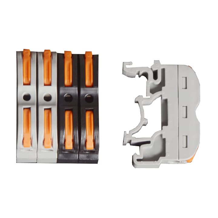 Cút nối dây điện nhanh lắp tủ điện 2 đầu KV774-2P2
