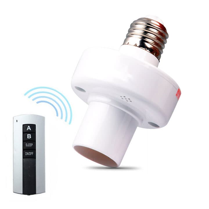 Đui đèn điều khiển từ xa sóng RF HT-LHR01