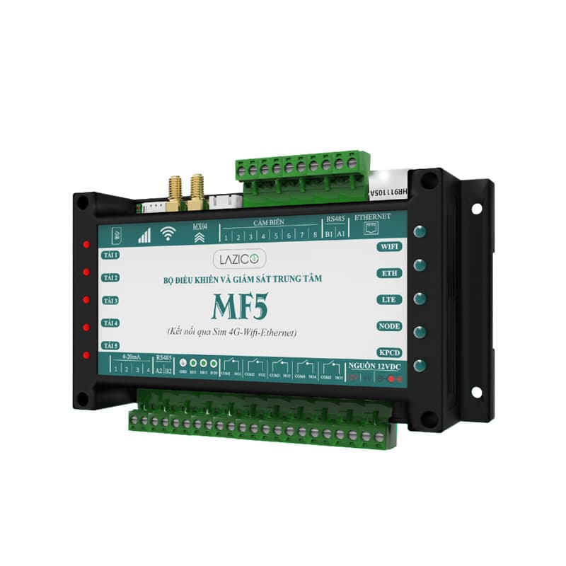 Bộ điều khiển và giám sát trung tâm 4G/ Wifi Lazico MF5