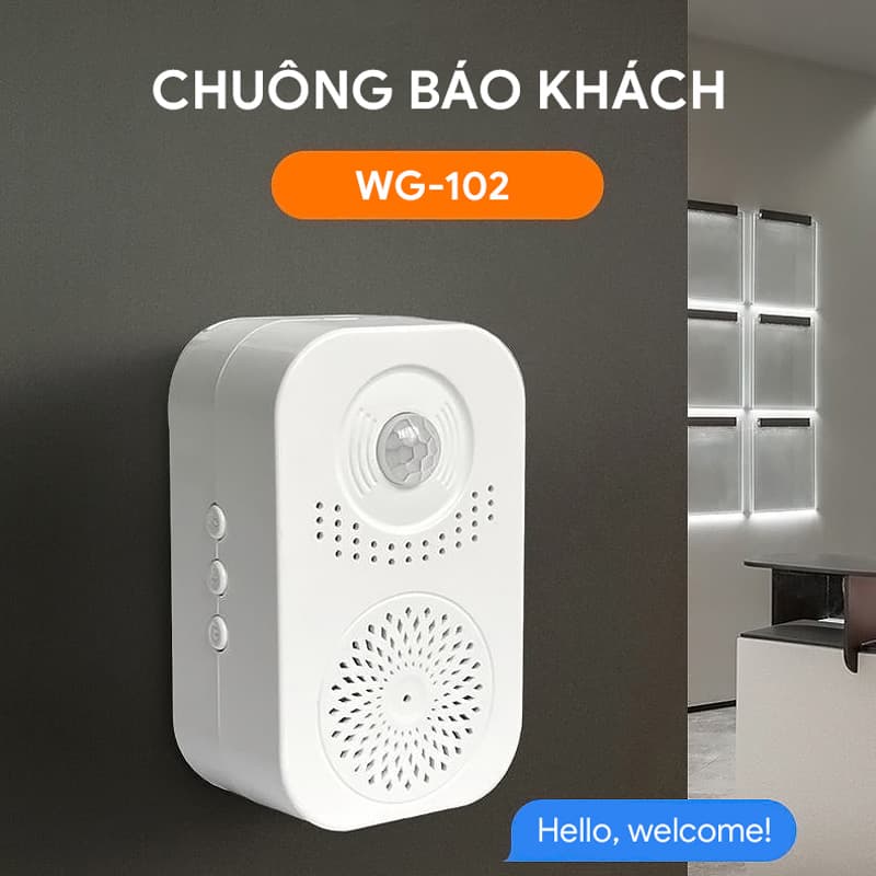 Chuông báo khách cảm ứng WG-102