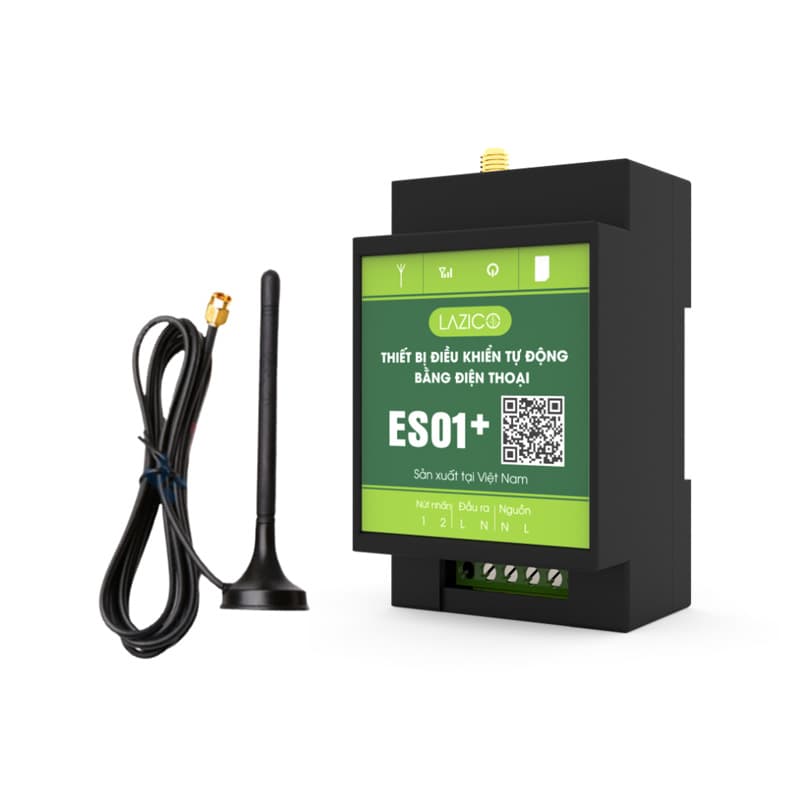 Công tắc điều khiển từ xa qua sim Lazico ES01+