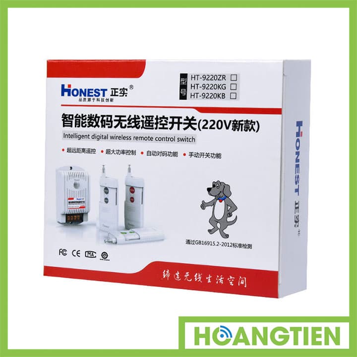Công tắc điều khiển từ xa 2Km Honest HT-9220KB