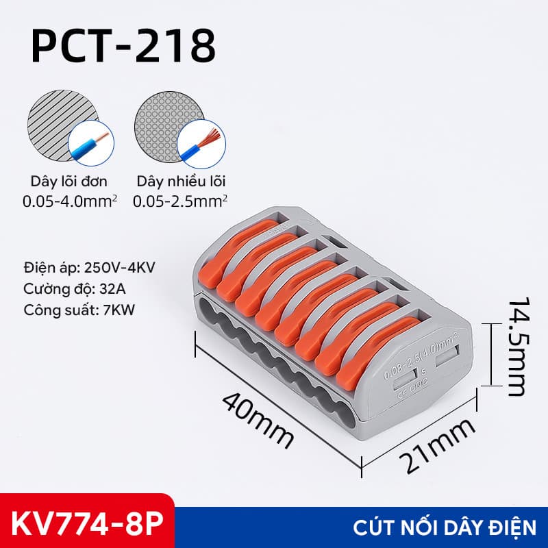 Cút nối dây điện KV774
