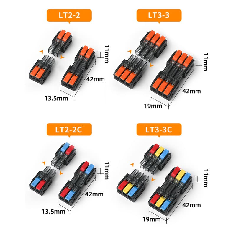 Đầu nối dây điện LT2-2
