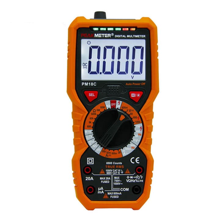 Đồng hồ đo điện đa năng PeakMeter PM18C