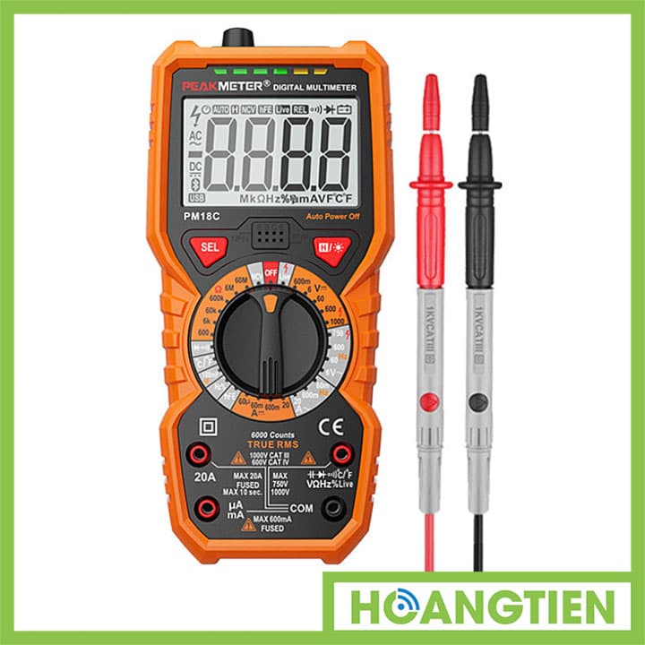Đồng hồ đo điện đa năng PeakMeter PM18