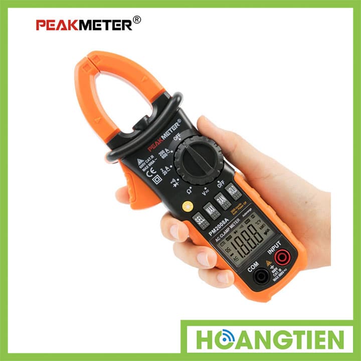 Đồng hồ ampe kìm điện tử PEAKMETER PM2008