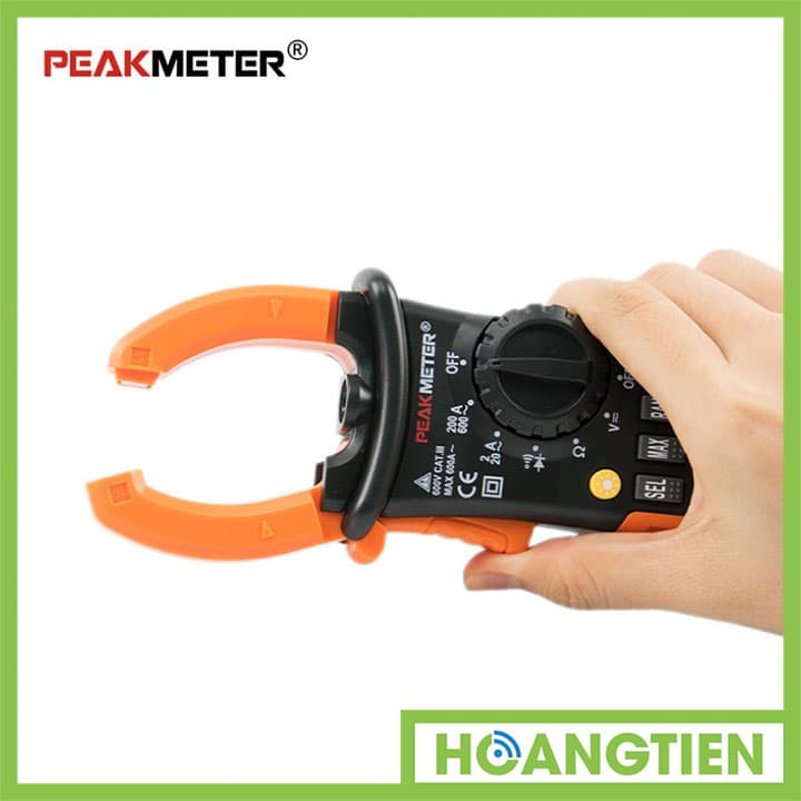 Đồng hồ ampe kìm điện tử PEAKMETER PM2008