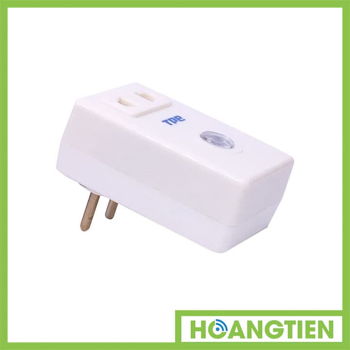 Ổ cắm điều khiển từ xa TPE TF2A hỗ trợ học lệnh remote RF xuyên tường 315Mhz, tiện dụng điều khiển thiết bị ở khoảng cách xa: – Học lệnh remote RF 315Mhz – Công suất : 2000w – Điều khiển từ xa on/off cho 1 thiết bị – Có chức năng hẹn giờ tắt từ 1 giây đến 24 giờ với một nút nhấn riêng ,thuận tiện cho cài đặt và xóa thời gian được dễ dàng