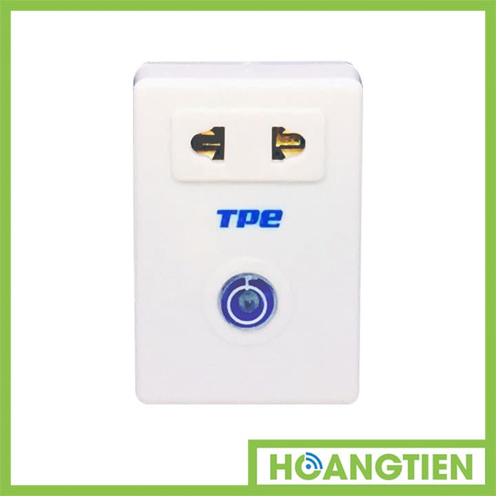 Ổ cắm điều khiển từ xa TPE TF2A hỗ trợ học lệnh remote RF xuyên tường 315Mhz, tiện dụng điều khiển thiết bị ở khoảng cách xa: – Học lệnh remote RF 315Mhz – Công suất : 2000w – Điều khiển từ xa on/off cho 1 thiết bị – Có chức năng hẹn giờ tắt từ 1 giây đến 24 giờ với một nút nhấn riêng ,thuận tiện cho cài đặt và xóa thời gian được dễ dàng