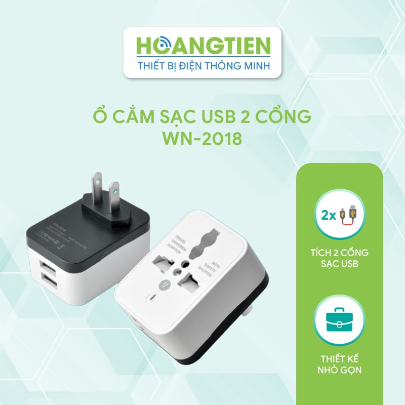 Ổ cắm sạc WN-2018