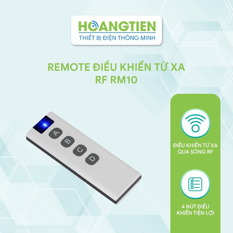 Remote điều khiển từ xa 4 nút RM10