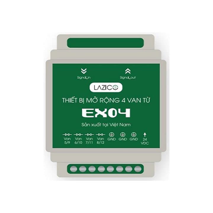 Thiết bị mở rộng 4 van từ Lazico EX04